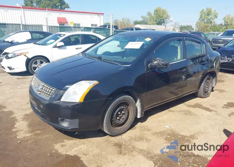 2007 Nissan Sentra 2.0S from USA, damaged, VIN 3N1AB61E47L689875